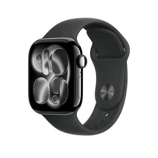 Умные часы Apple Watch Series 11 GPS 42mm Jet Black Aluminum Case with Black Sport Band - S/M (MEQT4)